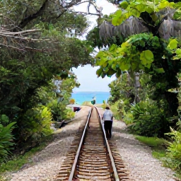 Caribbean Holidays, Bermuda Solo February, Solo visitor exploring Bermuda&rsquo;s Railway Trail through green woodland with glimpses of blue sea in February