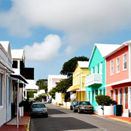Caribbean Holidays, Bermuda Solo Holidays, Solo traveller exploring colourful streets and historic buildings in Hamilton, Bermuda, in warm August weather