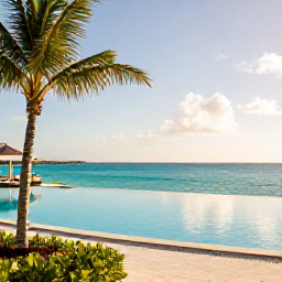 Caribbean Holidays, Bermuda Spa Breaks, Elegant Bermuda spa resort overlooking a calm turquoise sea in warm March sunshine