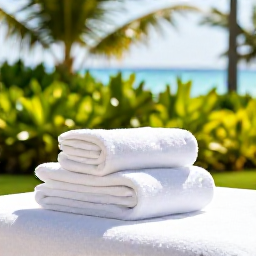 Caribbean Holidays, Bermuda Spa Breaks, Relaxing luxury spa treatment in a bright Bermuda resort, with soft towels, tropical greenery and calm natural light