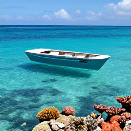 Caribbean Holidays, Bermuda Tours, A small glass-bottom boat cruising over clear Bermuda water above colourful coral and tropical fish