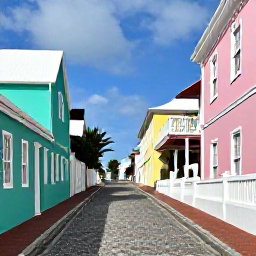 Caribbean Holidays, Bermuda Tours November, A guided walking tour through the colourful streets of St George's, Bermuda, featuring historic buildings and cobbled lanes