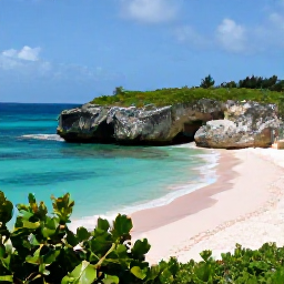 Caribbean Holidays, Bermuda Walking Holidays, A scenic coastal walking trail in Bermuda in August, with turquoise sea, pink sand, limestone cliffs and clear blue skies