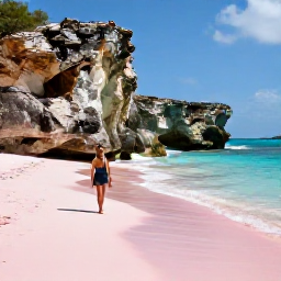 Caribbean Holidays, Bermuda Walking Holidays, Walkers exploring Bermuda's South Shore Park coastal path beside pink sand beaches and dramatic rocky cliffs