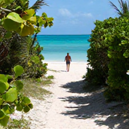 Caribbean Holidays, Bermuda Walking Holidays, Walkers on Bermuda's South Shore Park trails above pink-sand beaches and turquoise water in warm June sunlight