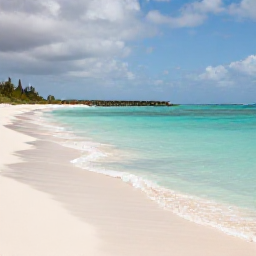 Caribbean Holidays, Bermuda Wellness, Quiet pink-sand beach in Bermuda during February, soft winter sunshine, calm turquoise water and a relaxed wellness holiday atmosphere