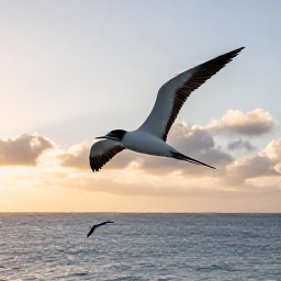 Caribbean Holidays, Birdwatching Holidays, Frigate birds soaring above calm Caribbean waters near Antigua at sunrise