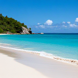 Caribbean Holidays, British Virgin Islands Business Class, White sandy beach and turquoise sea on Tortola in the British Virgin Islands under clear March sunshine