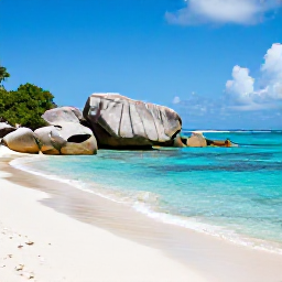 Caribbean Holidays, British Virgin Islands Cruises, A white sandy beach and clear turquoise water at The Baths on Virgin Gorda, with huge granite boulders framing the shore