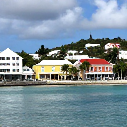Caribbean Holidays, British Virgin Islands Tours, Visitors exploring the colourful waterfront and historic streets of Road Town on Tortola
