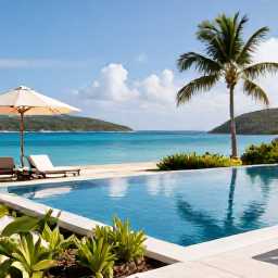 Caribbean Holidays, BVI Adults Only, Quiet luxury adults-only resort in the British Virgin Islands with infinity pool, tropical gardens and views across the Caribbean Sea
