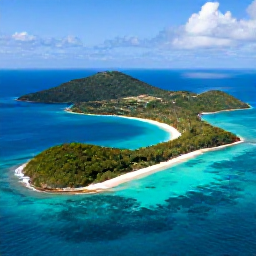 Caribbean Holidays, BVI December Holidays, Aerial view of turquoise Caribbean water, white sandy beaches and green islands in the British Virgin Islands during sunny December weather