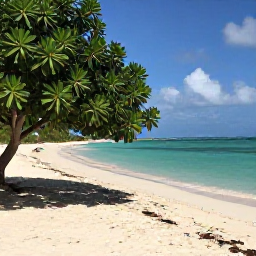 Caribbean Holidays, BVI Nature Holidays, Quiet sandy beach on Anegada with sea grape plants, turquoise water and a relaxed natural atmosphere