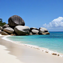 Caribbean Holidays, BVI Nature Holidays, The Baths on Virgin Gorda in the British Virgin Islands, with huge granite boulders, sandy beach and turquoise sea