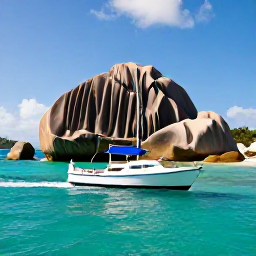 Caribbean Holidays, BVI November Tours, A small sailing boat cruising between the British Virgin Islands, with dramatic granite rocks and turquoise sea