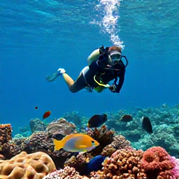 Caribbean Holidays, BVI Scuba Diving, Colourful coral reef and tropical fish beneath clear turquoise water around the British Virgin Islands
