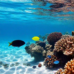 Caribbean Holidays, Caribbean Beach Holidays, Snorkellers exploring a colourful Caribbean coral reef near a sandy beach with tropical fish and bright clear water
