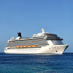 Caribbean Holidays, Caribbean Cruises, A modern cruise ship sailing through calm turquoise Caribbean waters beneath a bright October sky