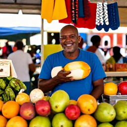 Caribbean Holidays, Caribbean Culture, A welcoming Caribbean market with fresh tropical fruit, spices, handmade crafts and friendly local traders