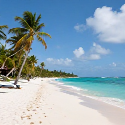 Caribbean Holidays, Caribbean Island Hopping, A quiet white-sand beach on Mustique with turquoise water, palm trees and a stylish but relaxed Caribbean atmosphere