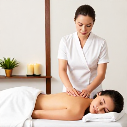 Caribbean Holidays, Caribbean Massage, Friendly Caribbean spa therapist discussing wellness treatment options with a holidaymaker in a bright tranquil reception