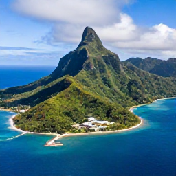 Caribbean Holidays, Caribbean Multi-Centre, Aerial view of Dominica&rsquo;s lush volcanic coastline, rainforest-covered mountains and deep blue Caribbean sea