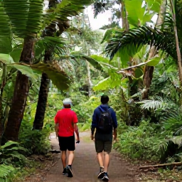 Caribbean Holidays, Caribbean Nature Walks, A guided walk through tropical Caribbean rainforest with a knowledgeable local guide, waterfalls and exotic plants