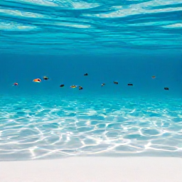 Caribbean Holidays, Caribbean Snorkelling, Clear turquoise Caribbean sea beside a quiet white-sand beach, with colourful tropical fish visible beneath the surface