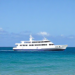 Caribbean Holidays, Caribbean Twin Centre, A comfortable Caribbean ferry or small aircraft connecting Barbados with another tropical island, bright sea and clear skies