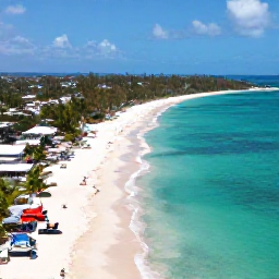 Caribbean Holidays, Caribbean Twin Centre, Aerial view of Barbados coastline with turquoise sea, white sand beaches and a welcoming Caribbean atmosphere