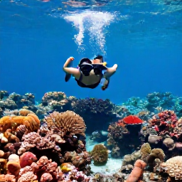 Caribbean Holidays, Cayman Adults Only, Couple snorkelling over a colourful coral reef in clear Caribbean water near Grand Cayman