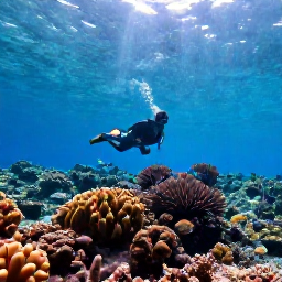 Caribbean Holidays, Cayman Adventure Holidays, Visitors snorkelling above a colourful coral reef in clear Caribbean water near Grand Cayman, with tropical fish and sunlight filtering through the sea