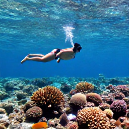 Caribbean Holidays, Cayman Adventure, Visitors snorkelling above a colourful coral reef in clear Cayman Islands water, with tropical fish and sunlight filtering through the sea