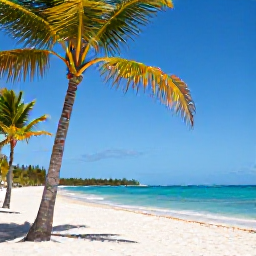 Caribbean Holidays, Cayman Beach Holidays, Peaceful Grand Cayman beach with palm trees, turquoise sea and warm winter sunshine, representing a relaxing January Caribbean holiday