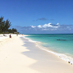 Caribbean Holidays, Cayman Beach Holidays, Seven Mile Beach in the Cayman Islands on a sunny March morning, clear turquoise water, soft white sand, and a few relaxed holidaymakers