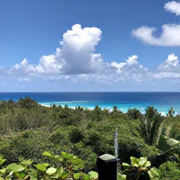 Caribbean Holidays, Cayman Birdwatching, A peaceful birdwatching viewpoint overlooking tropical woodland and coastline in Little Cayman