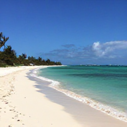 Caribbean Holidays, Cayman Business Class, Seven Mile Beach in Grand Cayman on a sunny October afternoon with calm turquoise water and soft white sand