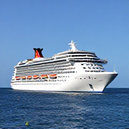 Caribbean Holidays, Cayman February Cruises, Cruise ship arriving in George Town harbour, Grand Cayman, beneath a clear blue February sky