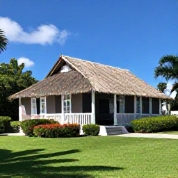 Caribbean Holidays, Cayman February Holidays, Visitors exploring a Cayman Islands cultural heritage site with traditional island architecture, tropical gardens and bright February sunshine