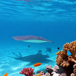 Caribbean Holidays, Cayman February, Snorkellers viewing colourful fish and coral at Stingray City near Grand Cayman in clear blue Caribbean water