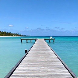 Caribbean Holidays, Cayman Instagram Spots, A scenic wooden pier extending into calm turquoise sea in Grand Cayman, January sunshine, tropical coastline and clear blue sky
