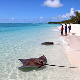 Caribbean Holidays, Cayman Instagram Spots, Stingray City sandbar in Grand Cayman, clear shallow water, friendly stingrays and visitors enjoying a guided wildlife encounter
