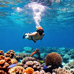 Caribbean Holidays, Cayman Islands Business Class, Visitors snorkelling over a colourful coral reef in clear Cayman Islands water, tropical fish and sunlight from above