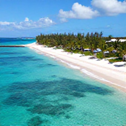 Caribbean Holidays, Cayman Islands Holidays, Aerial view of Seven Mile Beach in Grand Cayman with bright turquoise water, white sand and palm trees