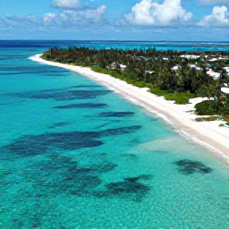Caribbean Holidays, Cayman Islands July, Aerial view of Grand Cayman&rsquo;s turquoise sea, white sandy beach and lush tropical shoreline in bright July sunshine