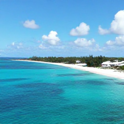 Caribbean Holidays, Cayman Islands June, Aerial view of Grand Cayman&rsquo;s turquoise sea, white-sand beach and bright tropical coastline in June