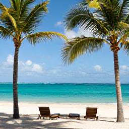 Caribbean Holidays, Cayman Islands May, Tropical Grand Cayman coastline in May with palm trees, turquoise sea and a peaceful adults-only holiday atmosphere