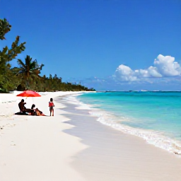 Caribbean Holidays, Cayman Islands November, A sunny Seven Mile Beach scene in the Cayman Islands in November, clear turquoise water, soft white sand and a relaxed family holiday atmosphere