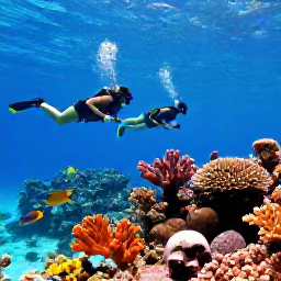 Caribbean Holidays, Cayman Islands Tours, Colourful coral reef and tropical fish beneath clear Caribbean water near Grand Cayman, viewed by snorkellers