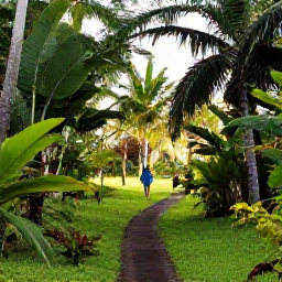 Caribbean Holidays, Cayman January Tours, A peaceful Cayman Islands countryside scene with a guided walk through tropical woodland, native plants and soft afternoon light